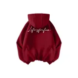 Бургундский (B Ручной логотип на груди "Жизнь" _B Логотип на ручной подписи "Жизнь" на спине)