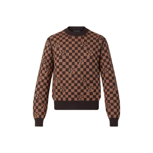 LOUIS VUITTON FW21 Свитер Мужской Коричневый