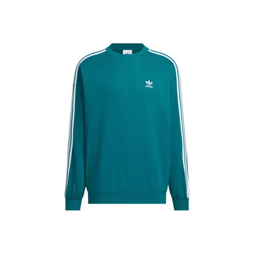 Adidas Originals FW24 ADICOLOR OVERSIZE CREW SWEATSHIRT Мужской RUINS Raven Blue