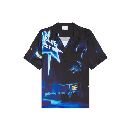 Blue Sky Inn Черные Мужские Рубашки