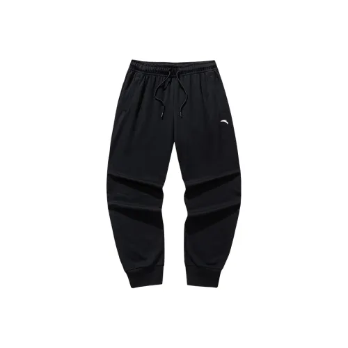 CHAOJIANTA Вязаные тренировочные брюки мужские основной цвет черный