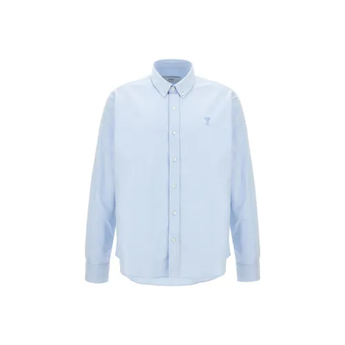 AMIPARIS Рубашка Мужская Светло-Синяя