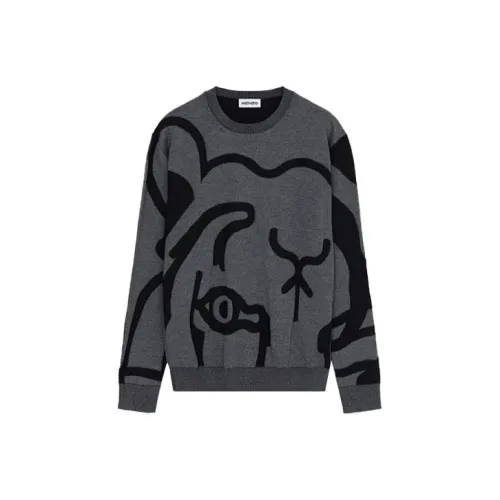 KENZO Угольный Черный Мужские Свитера