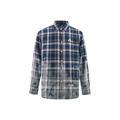 EVISU Светло-синие Мужские Рубашки