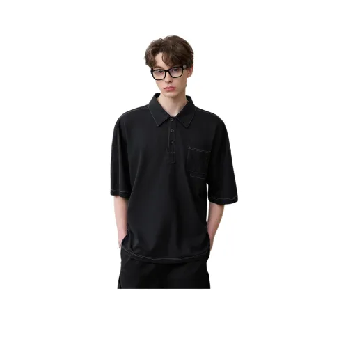 Lilbetter Поло Унисекс Черное