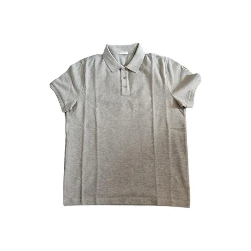 MONCLER Серый Мужской Поло