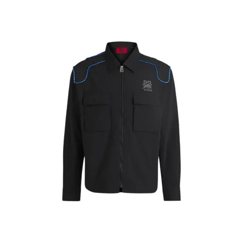 Hugo Boss SS25 Рубашка Мужская Черная