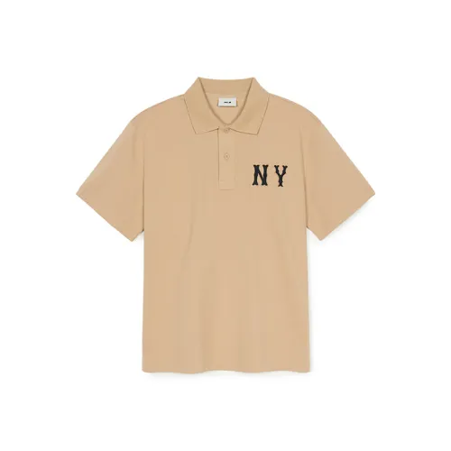 Mlb Base Logo Нью-Йорк Янкис Поло Унисекс Light Бежевый