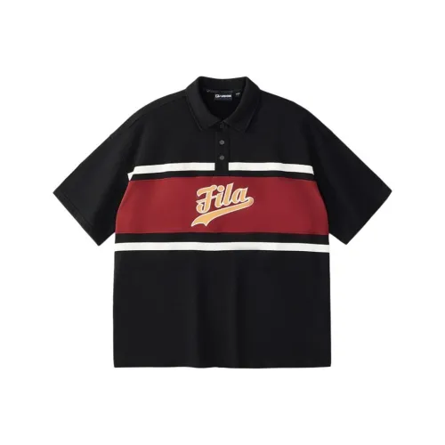 FILA FUSION Глубокий Черный Мужская Поло