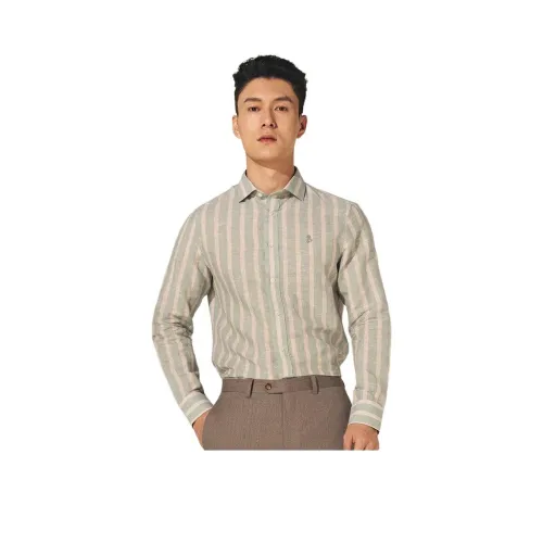 JODOLL Зеленые Мужские Рубашки