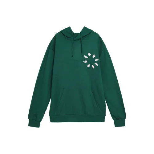 Adidas Adicolor Spinner Hoodie Мужской Свитшот Лесной Зеленый