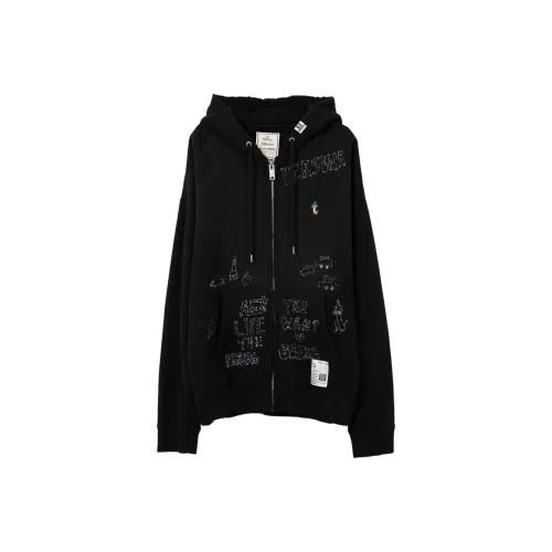 Maison Mihara Yasuhiro SS25 Толстовка Мужской Черный