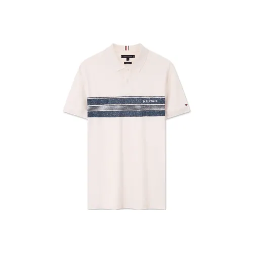Tommy Hilfiger Polo Мужской Ecru Color Block