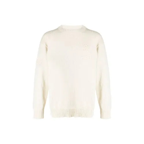 JIL SANDER Белые Мужские Свитера
