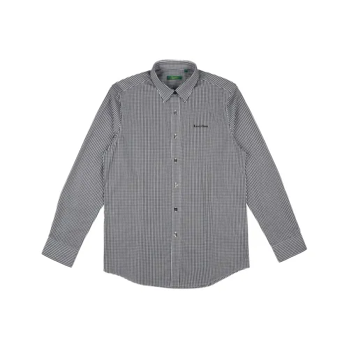 Raidy Boer Рубашка Мужская Черная Клетка