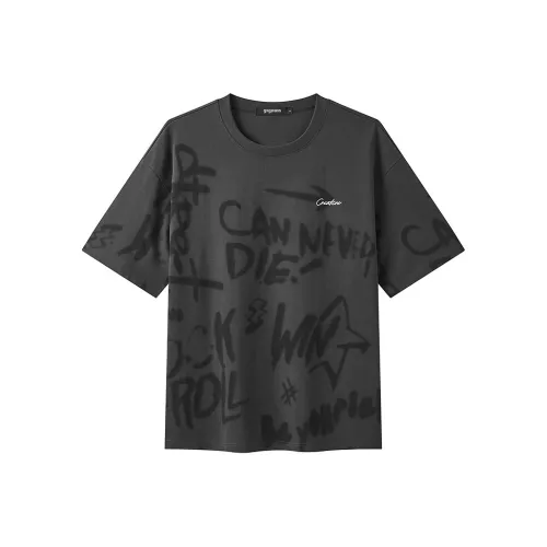 Gxg Jeans Темно-серый Мужской T-рубашки