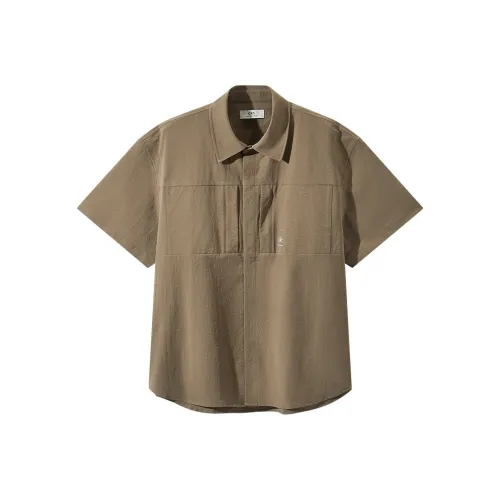 GXG Темный хаки Мужские рубашки
