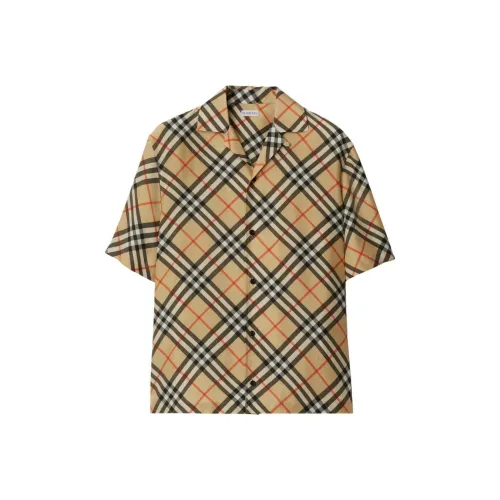 Burberry Бежевые Мужские Рубашки