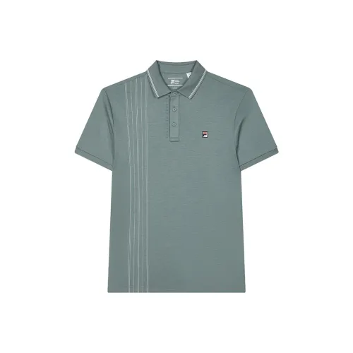 FILA Cavalry Зеленая Мужская Поло