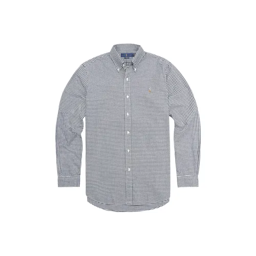 Polo Ralph Lauren SS24 Рубашка Мужская Черная Белая