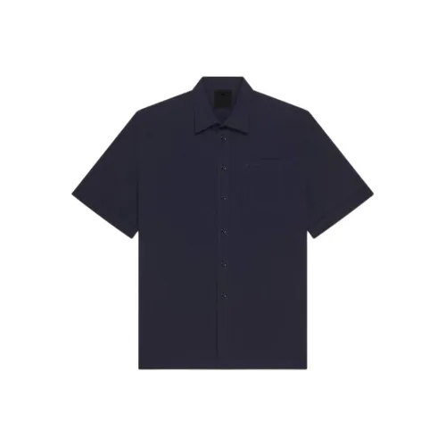 GIVENCHY Мужские Синие Рубашки