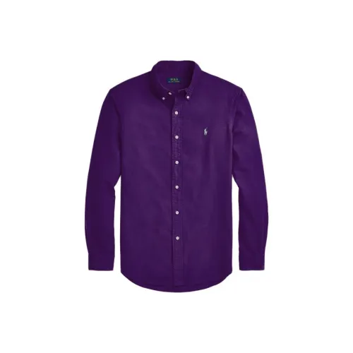Polo Ralph Lauren FW23 Рубашка Мужская Фиолетовая