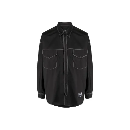 VERSACE JEANS COUTURE Рубашка Мужская Черная