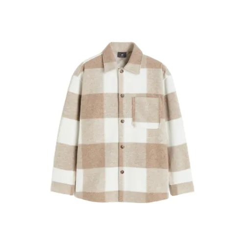 H&M Бежевые Мужские Рубашки