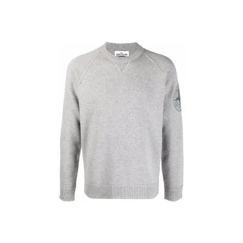 Stone Island Серые Мужские Свитера