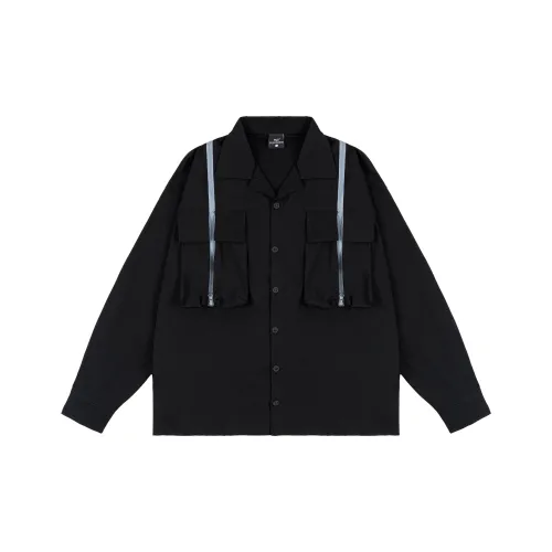 PILOTDRAGON Мужские черные рубашки