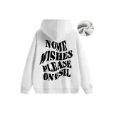 Бело-серый вереск (Черный текст, флисовая подкладка)