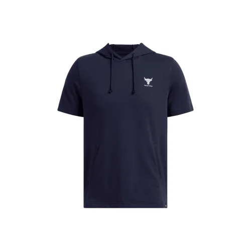 Under Armour ProjectRock Махровая Рубашка Мужская Морской Синий