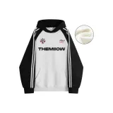 Чёрный, белый, серый, многоцветный, флисовая подкладка