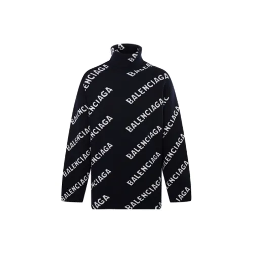 Balenciaga SS21 Свитер Мужской Морской Синий