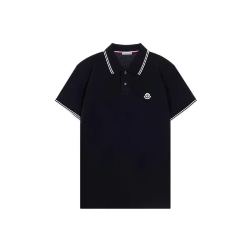 Moncler Мужская черная поло