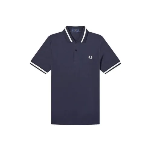 FRED PERRY SS24 Поло Мужское Синее