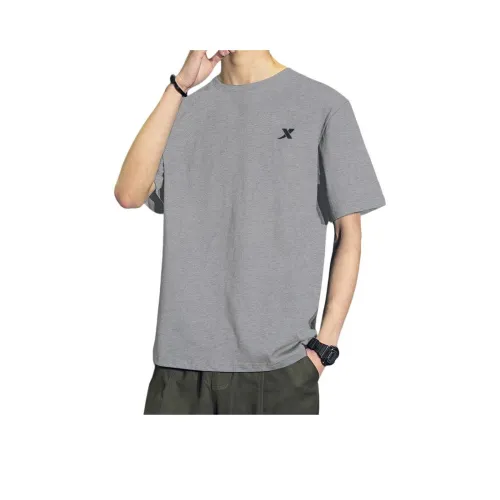 XTEP T-Shirt Мужской Светлый Фотиния Серый