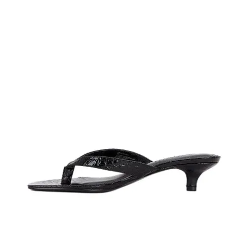 STEVE MADDEN Резиновая подошва устойчивая к истиранию шлепанцы женские черные