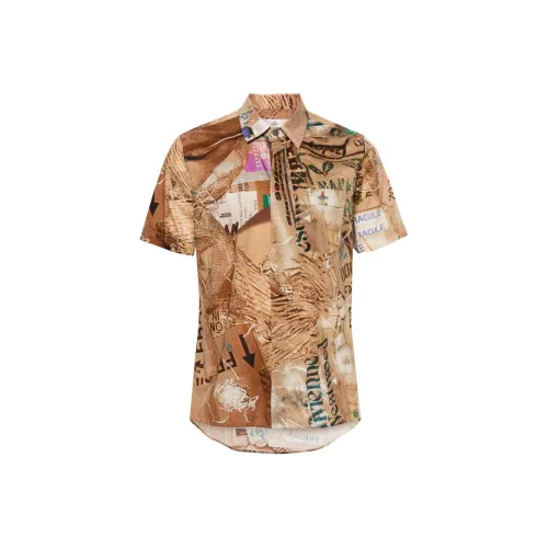 Vivienne Westwood SS24 Рубашка Мужская Светло-Коричневая
