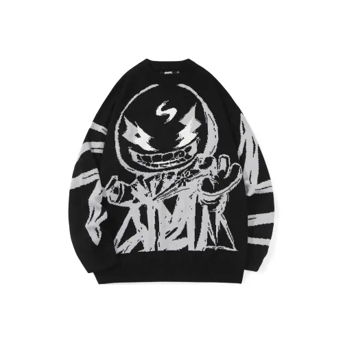 GENANX Черный Унисекс Свитеры