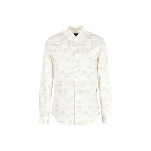 ARMANI EXCHANGEAE SS24 Рубашка Мужская Экрю