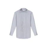 Циан Синий Тонкий Белый Полосы