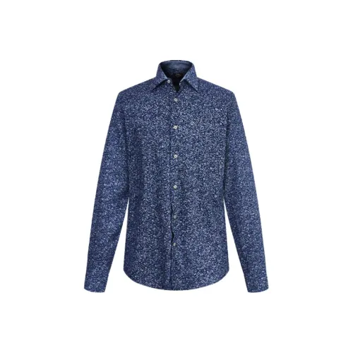 Paul Shark Yachting Рубашка Мужская Темно-Синяя