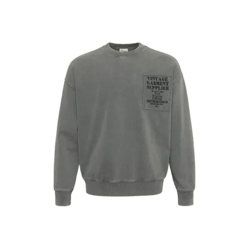 FAKE VINTAGE Толстовка Унисекс Серый