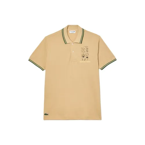 LACOSTE Collaboration Бежевая Мужская Поло