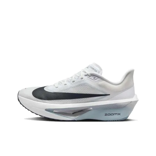 Nike Zoom Fly 6 Slip-Resistant Supportive Rebound Low-Top Casual Running Shoes Men's White