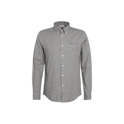 BARBOUR Darnick Tailored Рубашка Мужская Серого цвета