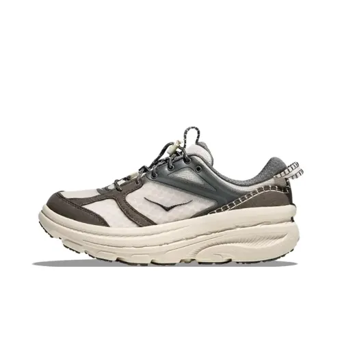 HOKA ONE ONE Bondi B3LS Противоскользящий устойчивый к истиранию низкий топ повседневная беговая обувь унисекс серый