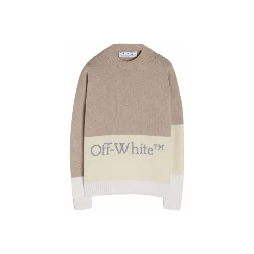 Off Белый FW21 Овсяный Мужские Свитера
