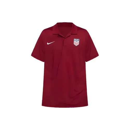 nike USMNT Victory Polo Мужской Красный
